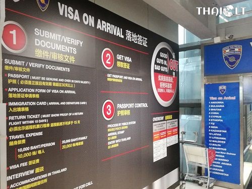 Documents required for Bangkok Visa on Arrival