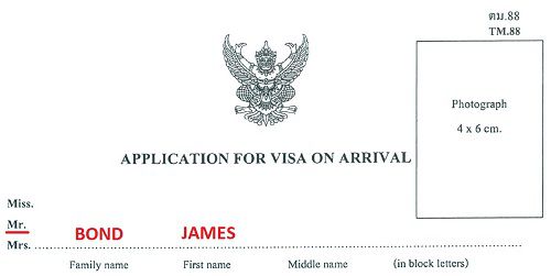 Thailand Visa Photo Size: Thai Visa Photo Specification