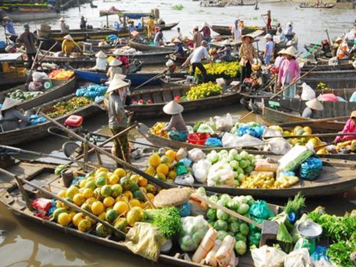 The Cai Rang Floating Market