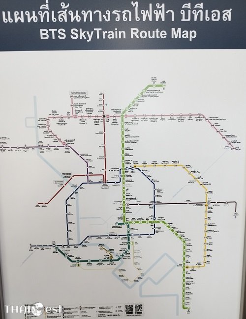 Bangkok BTS Map 2023
