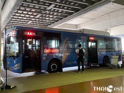 A4 Bus Bangkok - Bus from Don Muang Airport to Khao San Road