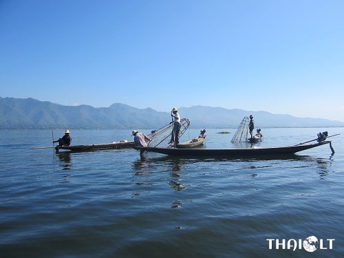 Fishermen on Inle Lake