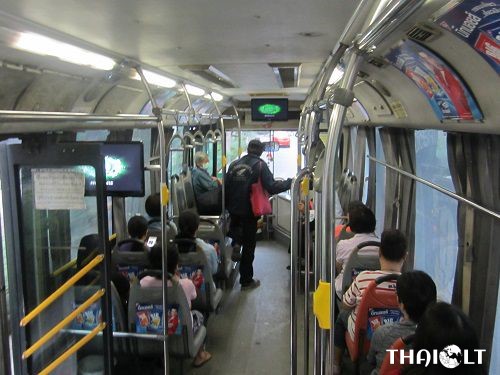 Inside Air-con Bus Bangkok