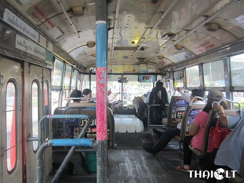 Inside Regular or Fan Bus Bangkok