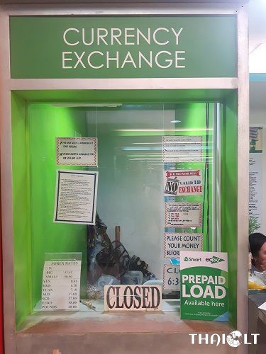 Currency Exchange Rates in Moalboal, Cebu, Philippines