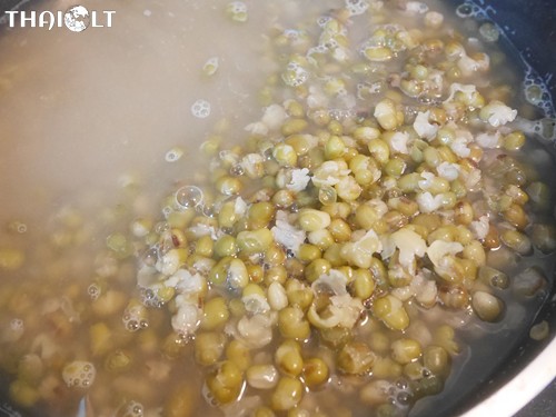 Mung Beans in Syrup (Tua Kiew Tom Nam-Tarn) : ถั่วเขียวต้มน้ำตาล