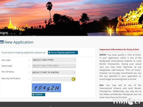 Myanmar Visa Online Application - Getting Myanmar eVisa