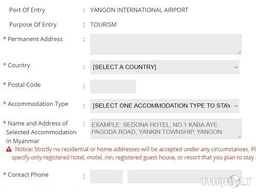 Myanmar eVisa Form: How to Fill Myanmar Visa Form Online