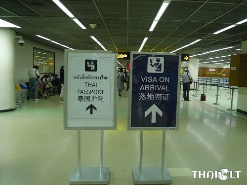 Thai Visa on Arrival at Bangkok Don Mueang Airport (DMK)