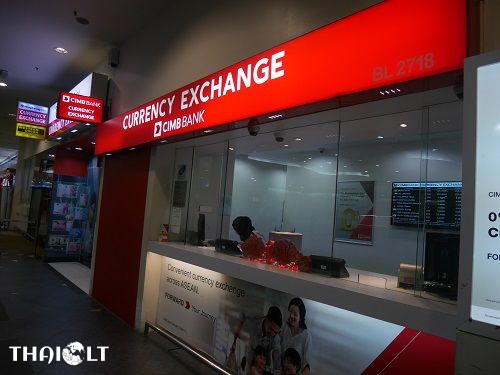 Currency exchange at Penang Airport
