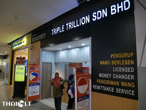Currency Exchange at Penang Sentral in Butterworth