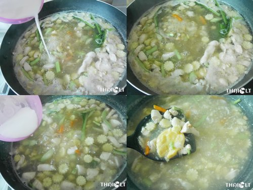 Thai Style Noodles in Gravy (Rad Na Sen-Mhee) 