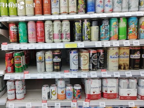 Beer price in Thailand
